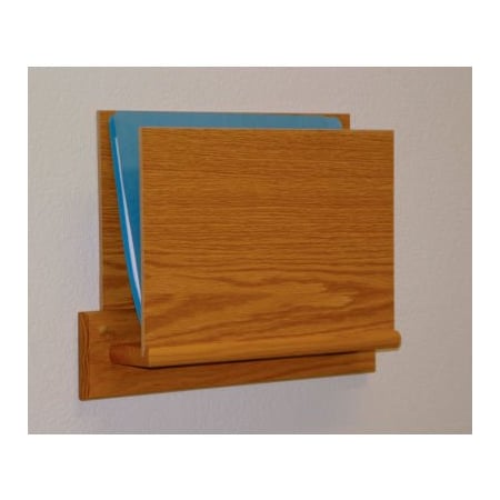 Wooden Mallet HIPAA Compliant Small Oak Open Ended Chart Holder - Light Oak OCHS15-1LO